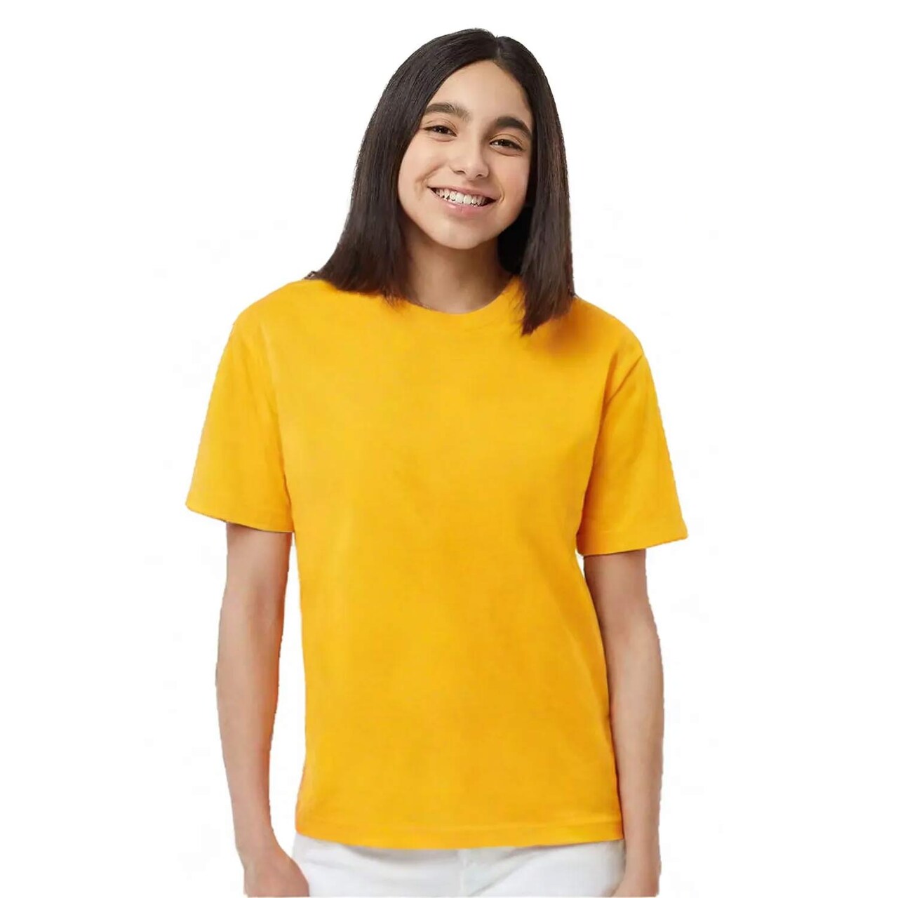 M&O Youth Gold Soft Touch Cotton T Shirt Designed For Everyday Comfort